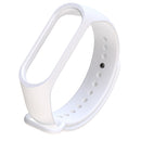 Silicone Watch Band for Xiaomi Mi Band 3(White)