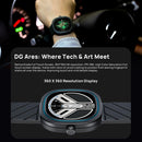 [HK Warehouse] DOOGEE DG Ares 1.32 inch LCD Screen Smart Watch, 3ATM Waterproof, Support 24 Sports Modes / Heart Rate & Blood Oxygen Monitoring(Rose Gold)