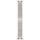 For Apple Watch Series 7 45mm / 6 & SE & 5 & 4 44mm / 3 & 2 & 1 42mm Nine Beads Stainless Steel Wrist Strap Watch Band (Silver)