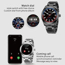 M80 Smart Steel Band Watch for Men, Support Heart Rate Monitoring & Sleep Monitoring & Exercise Pedometer (Black)