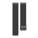 18mm Metal Mesh Wrist Strap Watch Band for Fossil Female Sport / Charter HR / Gen 4 Q Venture HR(Black)