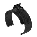 18mm Metal Mesh Wrist Strap Watch Band for Fossil Female Sport / Charter HR / Gen 4 Q Venture HR(Black)