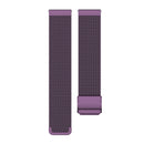 18mm Metal Mesh Wrist Strap Watch Band for Fossil Female Sport / Charter HR / Gen 4 Q Venture HR (Dark Purple)
