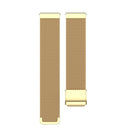 18mm Metal Mesh Wrist Strap Watch Band for Fossil Female Sport / Charter HR / Gen 4 Q Venture HR (Gold)