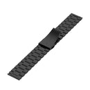 18mm Steel Wrist Strap Watch Band for Fossil Female Sport / Charter HR / Gen 4 Q Venture HR(Black)