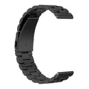 18mm Steel Wrist Strap Watch Band for Fossil Female Sport / Charter HR / Gen 4 Q Venture HR(Black)