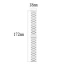18mm Steel Wrist Strap Watch Band for Fossil Female Sport / Charter HR / Gen 4 Q Venture HR (Gold)
