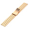 18mm Steel Wrist Strap Watch Band for Fossil Female Sport / Charter HR / Gen 4 Q Venture HR (Rose Gold)