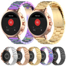 18mm Steel Wrist Strap Watch Band for Fossil Female Sport / Charter HR / Gen 4 Q Venture HR (Colour)