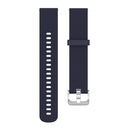 18mm Texture Silicone Wrist Strap Watch Band for Fossil Female Sport / Charter HR / Gen 4 Q Venture HR (Dark Blue)
