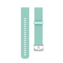 18mm Texture Silicone Wrist Strap Watch Band for Fossil Female Sport / Charter HR / Gen 4 Q Venture HR (Green)