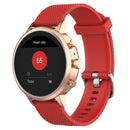 18mm Texture Silicone Wrist Strap Watch Band for Fossil Female Sport / Charter HR / Gen 4 Q Venture HR (Red)