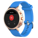 18mm Texture Silicone Wrist Strap Watch Band for Fossil Female Sport / Charter HR / Gen 4 Q Venture HR (Sky Blue)