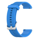 18mm Texture Silicone Wrist Strap Watch Band for Fossil Female Sport / Charter HR / Gen 4 Q Venture HR (Sky Blue)