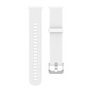 18mm Texture Silicone Wrist Strap Watch Band for Fossil Female Sport / Charter HR / Gen 4 Q Venture HR (White)