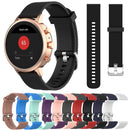 18mm Texture Silicone Wrist Strap Watch Band for Fossil Female Sport / Charter HR / Gen 4 Q Venture HR (Grey)