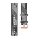 20mm Stripe Weave Nylon Wrist Strap Watch Band for Garmin Venu, Vivomove 3, Vivoactive 3, Forerunner 245 / 645(Grey)