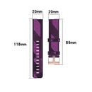 20mm Stripe Weave Nylon Wrist Strap Watch Band for Garmin Venu, Vivomove 3, Vivoactive 3, Forerunner 245 / 645(Grey)