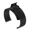 22mm Metal Mesh Wrist Strap Watch Band for Fossil Gen 5 Carlyle / Gen 5 Julianna / Gen 5 Garrett / Gen 5 Carlyle HR (Black)