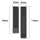 22mm Metal Mesh Wrist Strap Watch Band for Fossil Gen 5 Carlyle / Gen 5 Julianna / Gen 5 Garrett / Gen 5 Carlyle HR (Black)