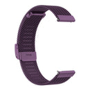 22mm Metal Mesh Wrist Strap Watch Band for Fossil Gen 5 Carlyle / Gen 5 Julianna / Gen 5 Garrett / Gen 5 Carlyle HR (Dark Purple)