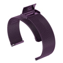 22mm Metal Mesh Wrist Strap Watch Band for Fossil Gen 5 Carlyle / Gen 5 Julianna / Gen 5 Garrett / Gen 5 Carlyle HR (Dark Purple)