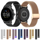 22mm Metal Mesh Wrist Strap Watch Band for Fossil Gen 5 Carlyle / Gen 5 Julianna / Gen 5 Garrett / Gen 5 Carlyle HR (Dark Blue)