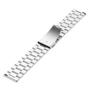 22mm Steel Wrist Strap Watch Band for Fossil Hybrid Smartwatch HR, Male Gen 4 Explorist HR / Male Sport(Silver)