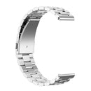 22mm Steel Wrist Strap Watch Band for Fossil Hybrid Smartwatch HR, Male Gen 4 Explorist HR / Male Sport(Silver)