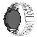 22mm Steel Wrist Strap Watch Band for Fossil Hybrid Smartwatch HR, Male Gen 4 Explorist HR / Male Sport(Silver)