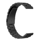 22mm Steel Wrist Strap Watch Band for Fossil Gen 5 Carlyle, Gen 5 Julianna, Gen 5 Garrett, Gen 5 Carlyle HR(Black)