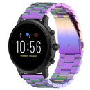 22mm Steel Wrist Strap Watch Band for Fossil Gen 5 Carlyle, Gen 5 Julianna, Gen 5 Garrett, Gen 5 Carlyle HR (Colour)