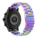 22mm Steel Wrist Strap Watch Band for Fossil Gen 5 Carlyle, Gen 5 Julianna, Gen 5 Garrett, Gen 5 Carlyle HR (Colour)