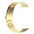 22mm Steel Wrist Strap Watch Band for Fossil Gen 5 Carlyle, Gen 5 Julianna, Gen 5 Garrett, Gen 5 Carlyle HR (Gold)