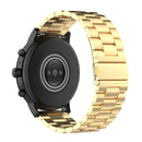 22mm Steel Wrist Strap Watch Band for Fossil Gen 5 Carlyle, Gen 5 Julianna, Gen 5 Garrett, Gen 5 Carlyle HR (Gold)