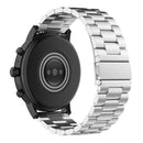 22mm Steel Wrist Strap Watch Band for Fossil Gen 5 Carlyle, Gen 5 Julianna, Gen 5 Garrett, Gen 5 Carlyle HR(Silver)