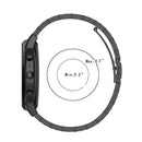 22mm Steel Wrist Strap Watch Band for Fossil Gen 5 Carlyle, Gen 5 Julianna, Gen 5 Garrett, Gen 5 Carlyle HR(Silver)