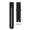 22mm Texture Silicone Wrist Strap Watch Band for Fossil Gen 5 Carlyle, Gen 5 Julianna, Gen 5 Garrett, Gen 5 Carlyle HR(Black)