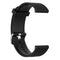 22mm Texture Silicone Wrist Strap Watch Band for Fossil Gen 5 Carlyle, Gen 5 Julianna, Gen 5 Garrett, Gen 5 Carlyle HR(Black)