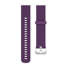 22mm Texture Silicone Wrist Strap Watch Band for Fossil Gen 5 Carlyle, Gen 5 Julianna, Gen 5 Garrett, Gen 5 Carlyle HR (Dark Purple)