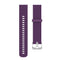 22mm Texture Silicone Wrist Strap Watch Band for Fossil Gen 5 Carlyle, Gen 5 Julianna, Gen 5 Garrett, Gen 5 Carlyle HR (Dark Purple)