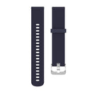 22mm Texture Silicone Wrist Strap Watch Band for Fossil Gen 5 Carlyle, Gen 5 Julianna, Gen 5 Garrett, Gen 5 Carlyle HR (Dark Blue)