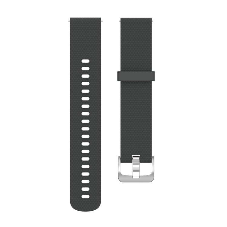 22mm Texture Silicone Wrist Strap Watch Band for Fossil Gen 5 Carlyle, Gen 5 Julianna, Gen 5 Garrett, Gen 5 Carlyle HR (Grey)