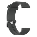 22mm Texture Silicone Wrist Strap Watch Band for Fossil Gen 5 Carlyle, Gen 5 Julianna, Gen 5 Garrett, Gen 5 Carlyle HR (Grey)