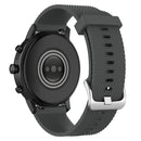 22mm Texture Silicone Wrist Strap Watch Band for Fossil Gen 5 Carlyle, Gen 5 Julianna, Gen 5 Garrett, Gen 5 Carlyle HR (Grey)
