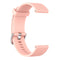22mm Texture Silicone Wrist Strap Watch Band for Fossil Gen 5 Carlyle, Gen 5 Julianna, Gen 5 Garrett, Gen 5 Carlyle HR(Pink)