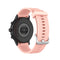 22mm Texture Silicone Wrist Strap Watch Band for Fossil Gen 5 Carlyle, Gen 5 Julianna, Gen 5 Garrett, Gen 5 Carlyle HR(Pink)