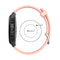 22mm Texture Silicone Wrist Strap Watch Band for Fossil Gen 5 Carlyle, Gen 5 Julianna, Gen 5 Garrett, Gen 5 Carlyle HR(Pink)