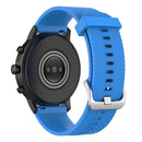 22mm Texture Silicone Wrist Strap Watch Band for Fossil Gen 5 Carlyle, Gen 5 Julianna, Gen 5 Garrett, Gen 5 Carlyle HR (Sky Blue)