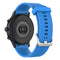 22mm Texture Silicone Wrist Strap Watch Band for Fossil Gen 5 Carlyle, Gen 5 Julianna, Gen 5 Garrett, Gen 5 Carlyle HR (Sky Blue)